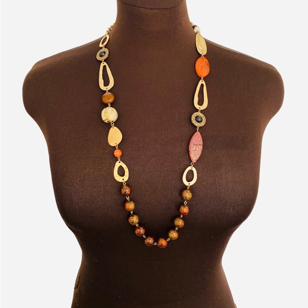 Avenue Long Statement Necklace
